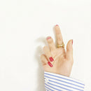 Geometric Big Finger Ring Boho Ethnic Women Hippie Ring Round