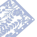 DIY A6 Page Hollow Lace Ruler Photo Album Template Scrapbook Drawing Tool