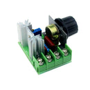 AC 220V 2000W SCR Voltage Regulator Lamp Dimming Dimmer Speed I4S4 P5H9