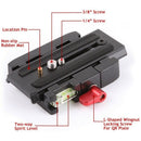 Quick Release Plate for Manfrotto 577 501 500AH 701HDV Aluminum Camera Trip L8N8