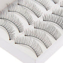 False Eyelashes--10 pairs Fiber Reusable False Eyelashes Eye Makeup G6W6