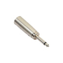 10X XLR 3-pin Male to 1/4-Inch Male Socket Audio Adapter Converter Connector