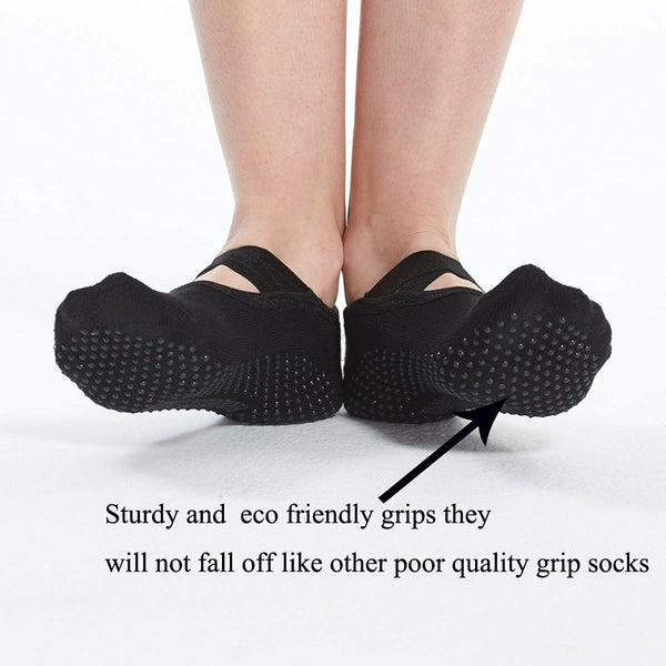 Yoga Socks for Women Non Skid Socks with Grips Barre Socks Pilates Socks Kw