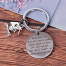 Graduation Keychain Take Pride in Keyring Stainless Steel  Graduates Gifts 2 Gw