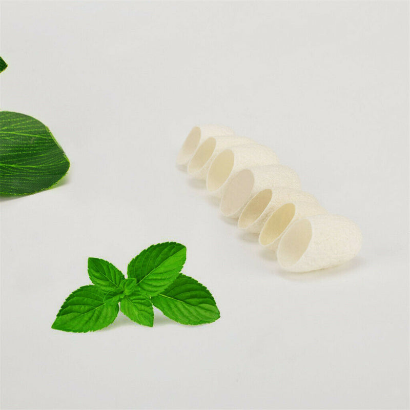 100 Pcs Natural Silkworm Cocoons Ball Facial Cleanser Exfoliating Skin Care