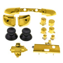 Plated Golden Bumper Trigger Buttons D-Pad LB RB LT RT Mod Kit Replacement For