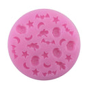halloween pumpkin bat moon star polymer clay mold fondant mold flexible  JR