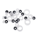 Silicone and Ceramic Fishing Rod Guides Rod Repair Kit DIY Rod Tip Eye Rings