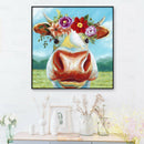 5D DIY Diamond Painting Kits Cow Full Round Drill Handicrafts Art (B2300)