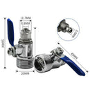 1/2''-1/4'' RO Feed Filter Water Adapter Ball Valve Tap Reverse Osmosis SwS Hn