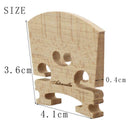 5pcs 4/4 Size Violin Bridge Replacements for Violinist