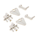 2 Replacement Latches For Boat Door Lock - White