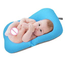 Foldable Baby Bath Tub Baby Bath Seat Antiskid Bathing Net Mat(Blue) A