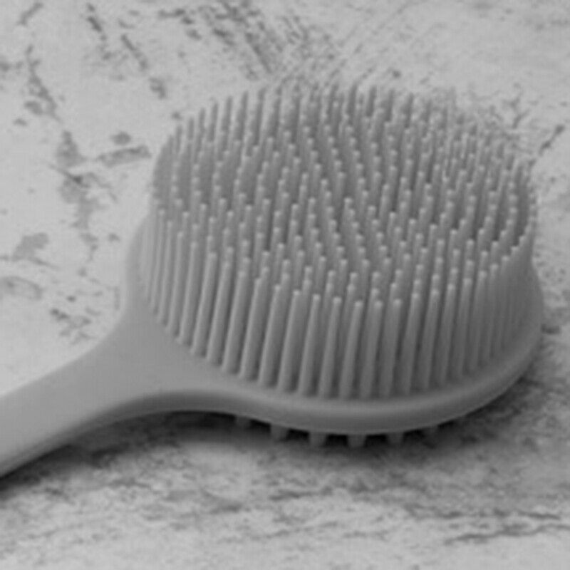 Soft Silicone Back Scrubber Shower, Bath Body Brush With a Long Handle, Bpa X7K1