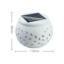 LED Ceramic Stone Solar Powered Light Table Garden Lamp Outdoor NEW Ceramic Z6Z2