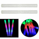 Changeable Light Up Foam Sticks LED Wands Rally Rave Batons Flashing Glow S H2B2