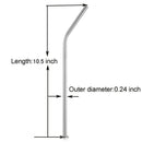 New Stainless Steel Straws Reusable 10.5 inch Extra Long Drinking Straws Set  OZ