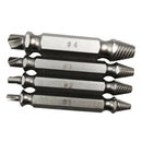 4x Universal Broken Bolt Metal Remover Screw Extractor Easy Out Drill Bits Stud
