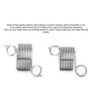 2pcs Knitting Tool Kit Finger Wear Yarn Spring Guide Needle Thimble Ring Set DIY
