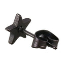 5 Pairs Stainless Steel Star Stud Earrings for Men and Women,3 mm to 7 mm J4X4