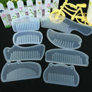 8 Pieces transparent white Comb DIY Silicone Mold Jewelry Casting Mould for