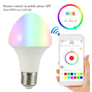 Magic Smart LED Bulb Lamp E27 7W RGBW Remote Control Timer Dimmable Light