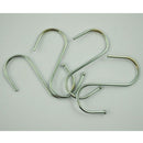 4 Pcs Scarf Apparel Punch Cup Bowl S Shaped Metal Hooks Hangers I3Y6