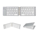 Sized Mini Foldable Bluetooth Keyboard for Tablet Smartphone (Gray)