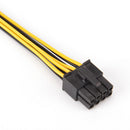 PCI-E 8PIN Male to 8PIN Female PCI Express Power Extension Cable Fr Video CardTT