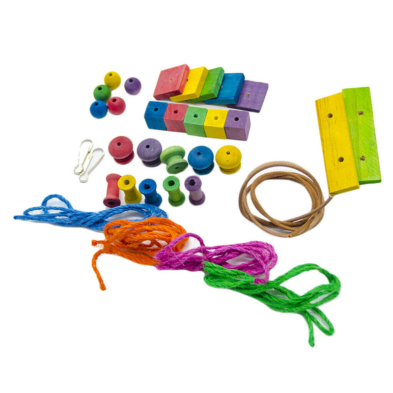 Decorative Crafts Hanging DIY Accessories for Budgies Cockatoo Canary Finch