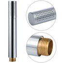 Modern Style Bathroom Stainless Steel + Copper Hand Held Shower Heads Chrom