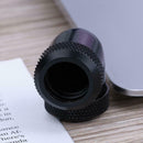 14mm OD G1/4 Inner Thread 90 Degree Water Cooling Tube Connector(Black) A