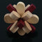 Wooden Double Color Plum Lock Lilac Locks Logic Puzzle Burr Puzzles Brain T Z2P5