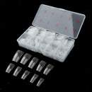 500x French Girls French False Nails Tips Full Cover for Salon Nail Design