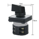 2PCS 3-Position 2 Pole Rotary Selector Universal Rotary Cam Changeover Swit vcr