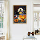 Diamond Painting Halloween Pumpkin Full Round Drill Cross Stitch (WX441)