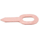 50Pcs Copper Plated Oval Dent Puller Rings Car Body Paintless Lifter Puller S5X5