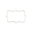 rectangular frame cookie molds stainless steel decor cookie cutter baking toolJR
