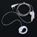 New 2 Pin Earpiece Headset PTT MIC for BAOFENG KENWOOD Retevis HYT Radio