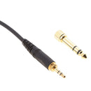 Replacement Audio upgrade Spiral Cable For AKG Q701 K702 K271s Headphones
