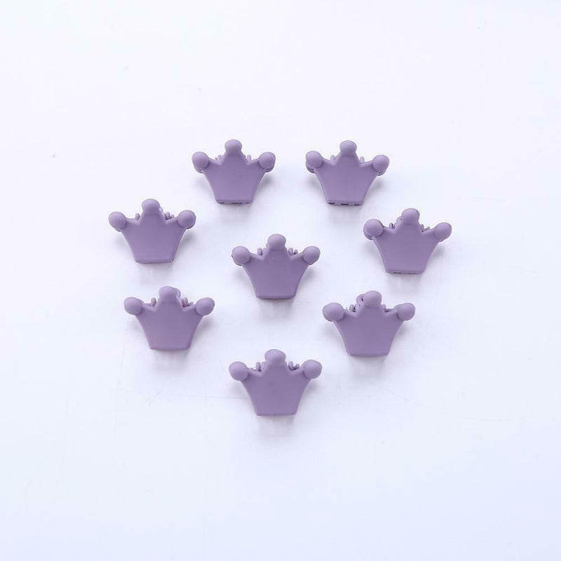 10pcs Crown Hair Clips Children Girls Claw Barrettes Mini Jaw Hairpin (08) A