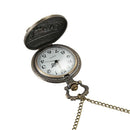 Large Leopard Riding Motorcycle Quartz Pocket Watch Retro Innovative Design Y3Q2
