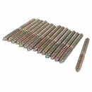 M6 x 59mm Double Ended Threaded Self Tapping Screw Rod Bolt Stud 15Pcs