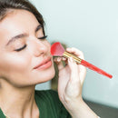 Diamond Makeup Brush Women Cosmetics Beauty Make Up Brush Tool (Red)