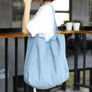 Denim Large-Capacity Handbag Women'S Fashion Classic Handbag Women'S Fabric