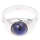 Cute Eye Shape Color Change Emotion Feeling Mood Ring Changeable Adjustable U2E6