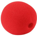 50pcs Red Halloween Sponge Clown Nose Sponge Ball For Masquerade
