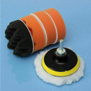Car Foam Drill Polishing Buffing Finishing Pad Kit Polisher For Car Cleaner L4Y8