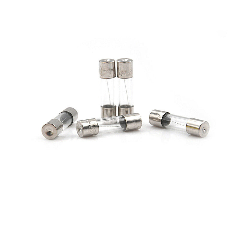100Pcs/Box 5*20mm 1A 250V Fuses 1 Amp Glass Tube Fast-Blow Fuse  Nw