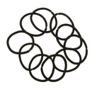 20 Pieces Assorted Black Elastic Rubber Band Rope for DIY Hair Accessories Hair